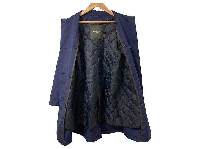 MACKINTOSH LONDON Abrigo de cuello sencillo con forro de plumón desmontable Azul Azul marino - vista 3