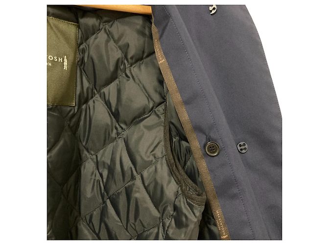 MACKINTOSH LONDON Abrigo de cuello sencillo con forro de plumón desmontable Azul Azul marino - vista 4