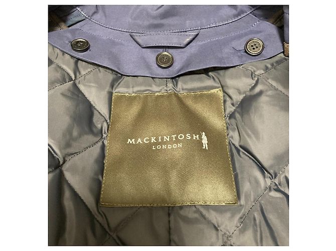 MACKINTOSH LONDON Abrigo de cuello sencillo con forro de plumón desmontable Azul Azul marino - vista 8
