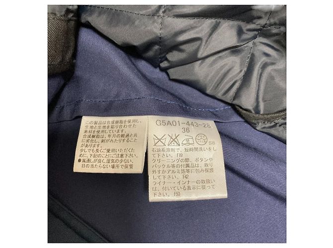 MACKINTOSH LONDON Abrigo de cuello sencillo con forro de plumón desmontable Azul Azul marino - vista 9
