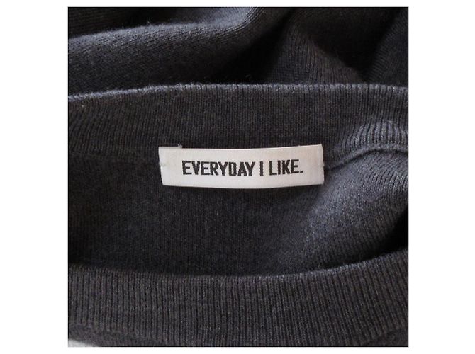 Autre Marque EVERYDAY I LIKE Pullover Knit Brown - view 5