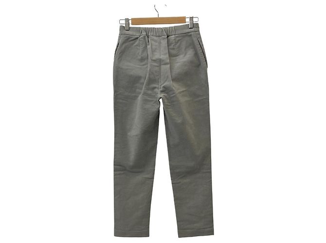 Autre Marque 45R Brushed Stretch Slim Pants Brown Grey - view 2