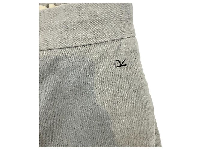Autre Marque 45R Brushed Stretch Slim Pants Brown Grey - view 3