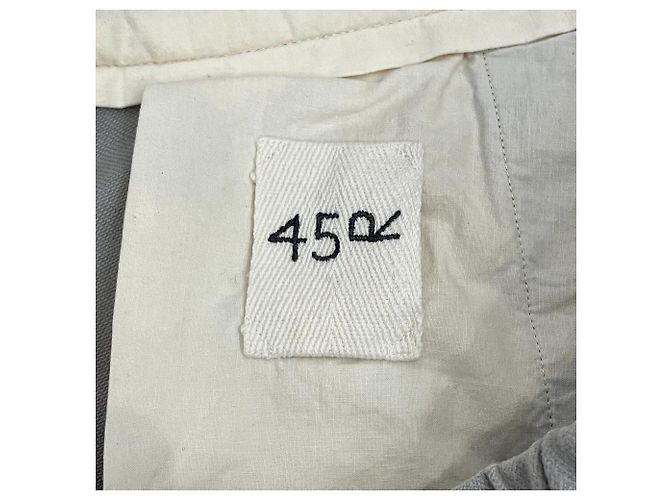 Autre Marque 45R Brushed Stretch Slim Pants Brown Grey - view 5