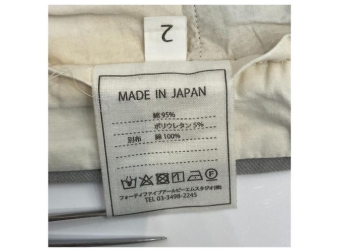 Autre Marque 45R Brushed Stretch Slim Pants Brown Grey - view 7