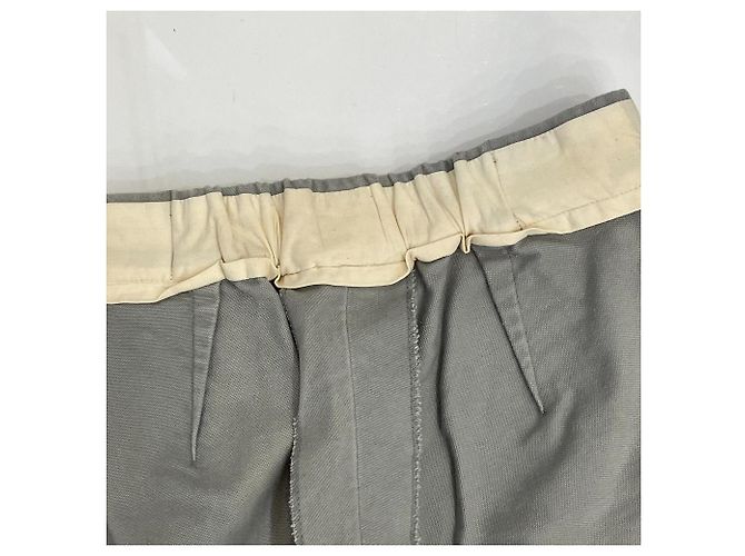 Autre Marque 45R Brushed Stretch Slim Pants Brown Grey - view 8