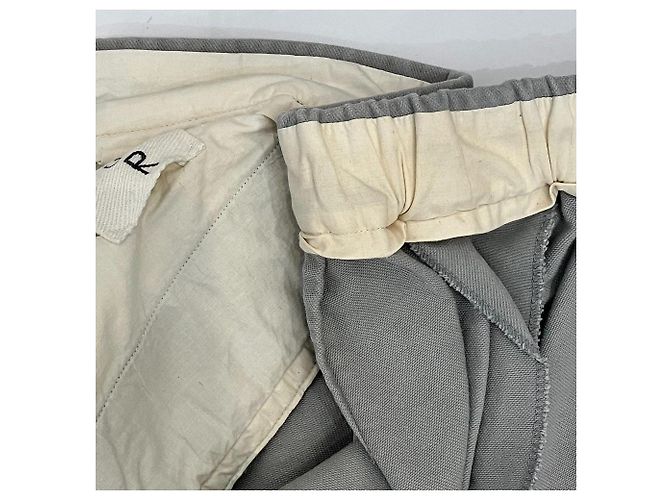 Autre Marque 45R Brushed Stretch Slim Pants Brown Grey - view 9