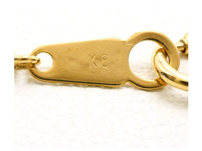 Autre Marque Colar de pérolas Au750 Dourado - vista 7