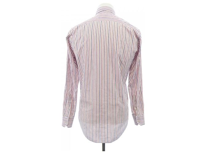 Etro Gestreiftes Hemd Weiß Orange Lila - Ansicht 2