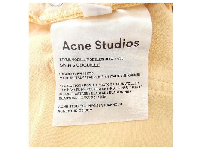 Pantalones amarillos Acne Studios - vista 3