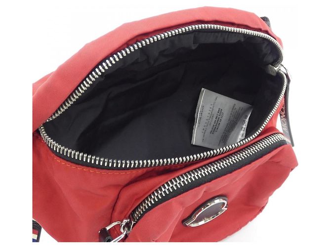 Bolsa de ombro Moncler vermelha de têxtil Vermelho - vista 6
