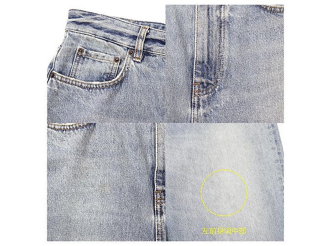 Balenciaga Jeans aus Baumwolle Blau - Ansicht 4