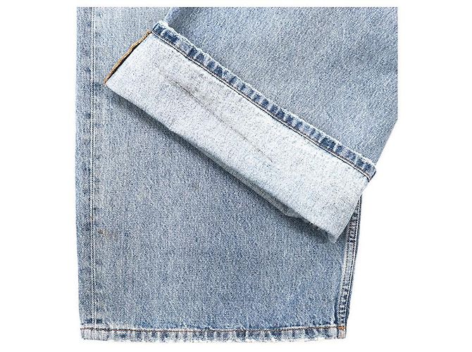 Balenciaga Jeans aus Baumwolle Blau - Ansicht 6