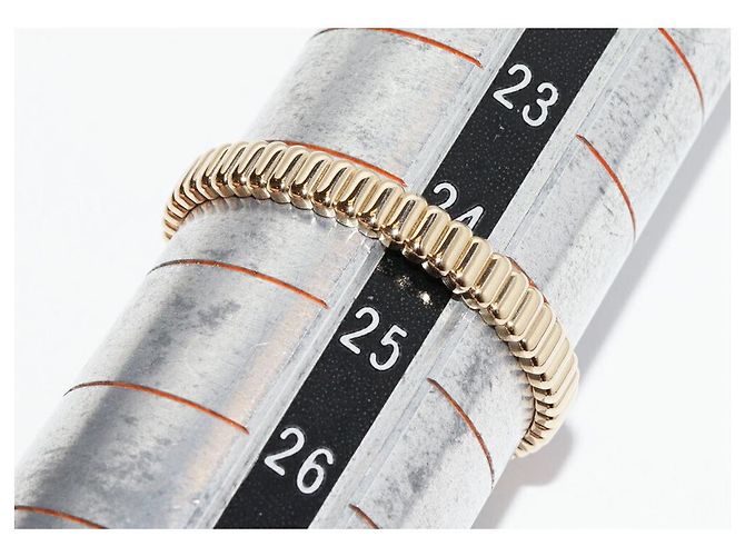 Boucheron Quatre Grosgrain Au750 Ring Größe 24 Golden - Ansicht 2