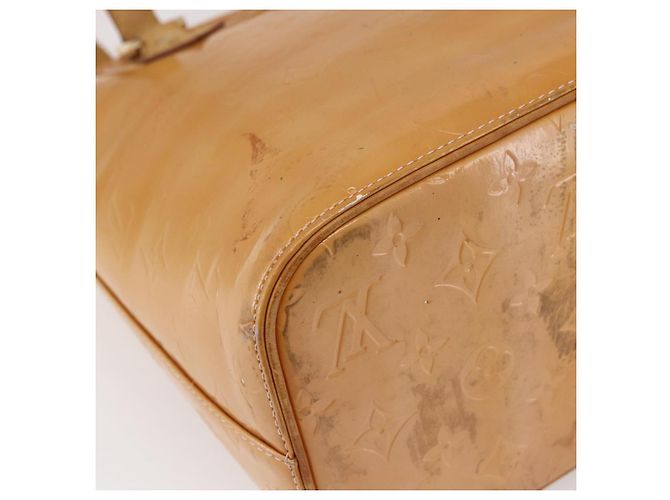 LOUIS VUITTON Monogram Vernis Houston Hand Bag Rose M91054 LV - vista 16