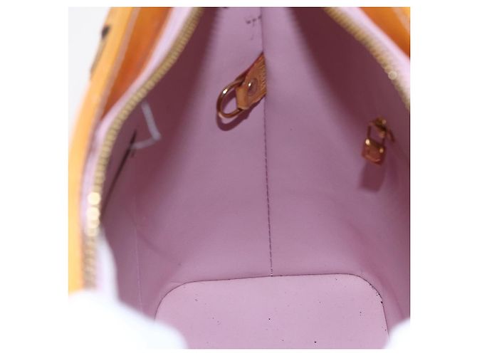 LOUIS VUITTON Monogram Vernis Houston Hand Bag Rose M91054 LV - vista 19
