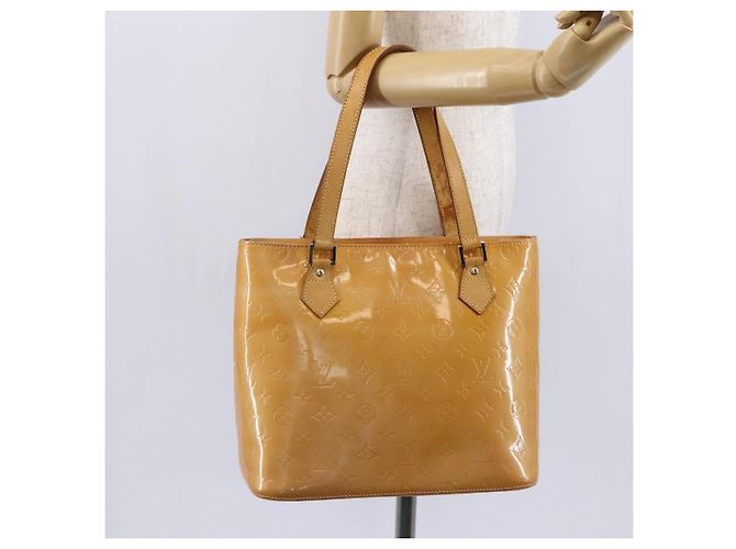 LOUIS VUITTON Monogram Vernis Houston Hand Bag Rose M91054 LV - vista 22