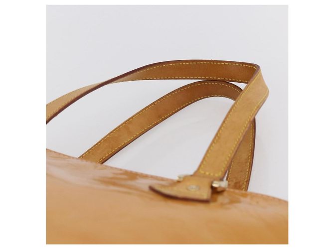 LOUIS VUITTON Monogram Vernis Houston Hand Bag Rose M91054 LV - vista 8