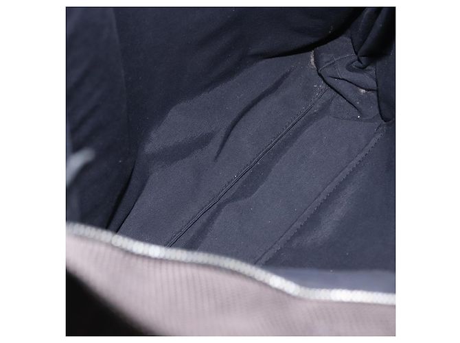 Hermès HERMES Her Line Kabas Tote Bag Canvas Gray Silver - vista 11