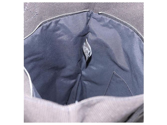 Hermès HERMES Her Line Kabas Tote Bag Canvas Gray Silver - vista 18