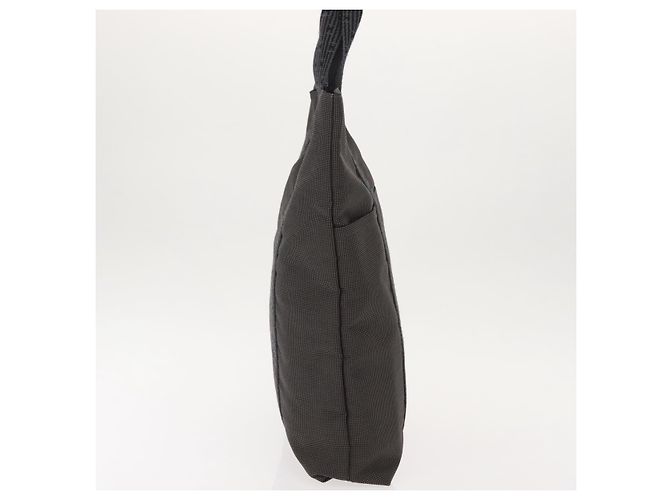Hermès HERMES Her Line Kabas Tote Bag Canvas Gray Silver - vista 4