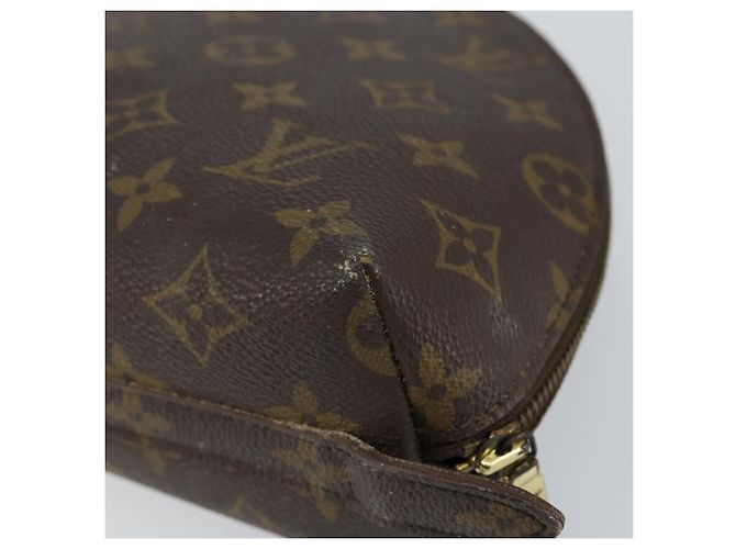 LOUIS VUITTON Monogram Trousse Demi Ronde Cosmetic Pouch M47520 LV - vista 15