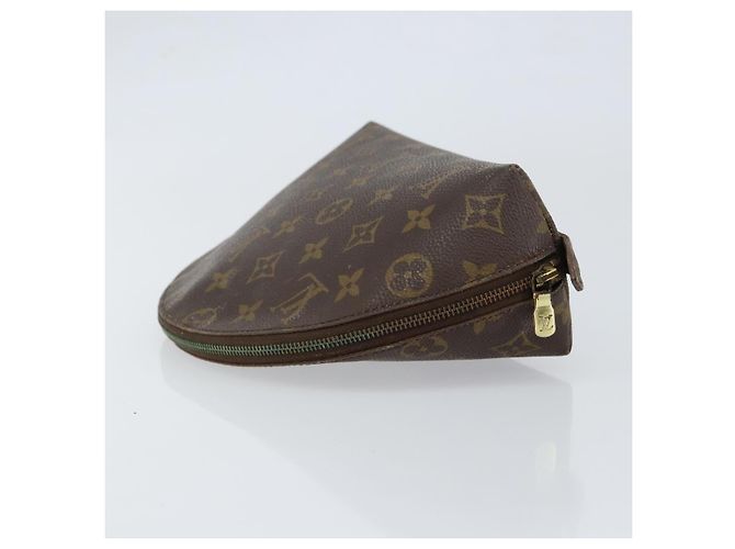 LOUIS VUITTON Monogram Trousse Demi Ronde Cosmetic Pouch M47520 LV - vista 4