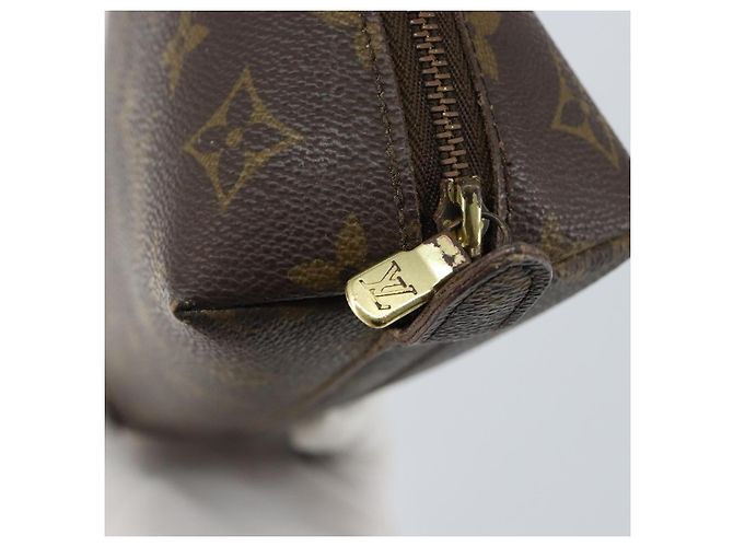 LOUIS VUITTON Monogram Trousse Demi Ronde Cosmetic Pouch M47520 LV - vista 8