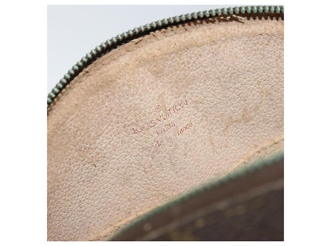 LOUIS VUITTON Monogram Trousse Demi Ronde Cosmetic Pouch M47520 LV - vista 9