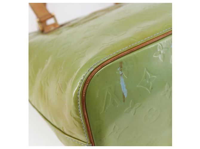 LOUIS VUITTON Monogram Vernis Houston Hand Bag Baby Blue M91005 LV - view 16