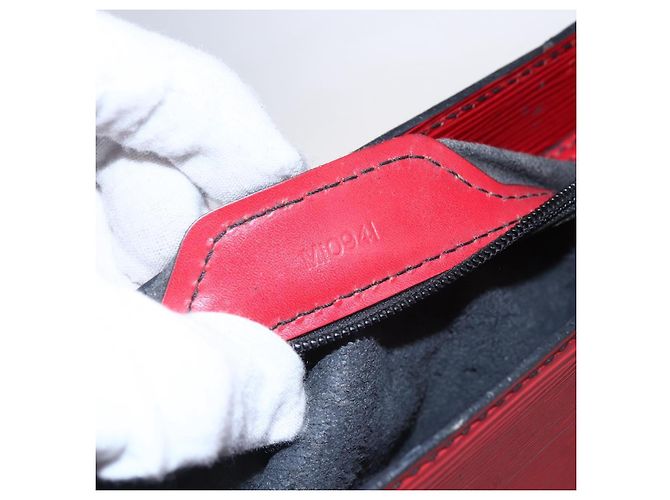 LOUIS VUITTON Epi Sac PlatPM Handtasche Rot M5274E LV - Ansicht 12