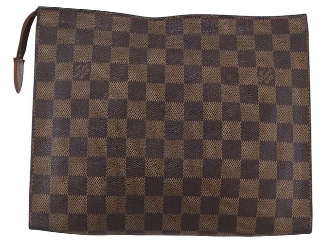 LOUIS VUITTON Damier Ebene Poche Toilette 26 Pouch N47543 LV - vista 2