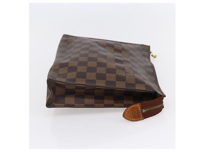 LOUIS VUITTON Damier Ebene Poche Toilette 26 Pouch N47543 LV - vista 4