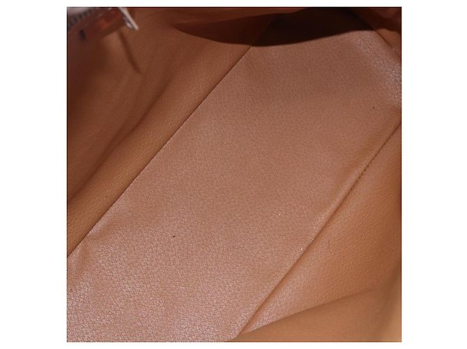 Céline CELINE Bolso de mano de lona Macadam PVC 2way Beige Oro - vista 19