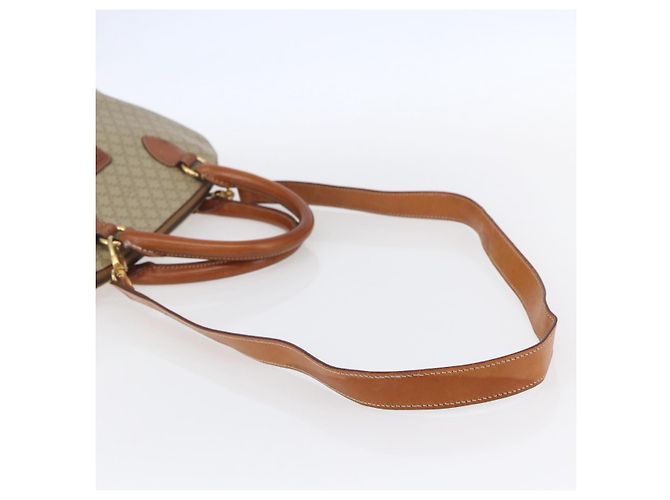 Céline CELINE Bolso de mano de lona Macadam PVC 2way Beige Oro - vista 9
