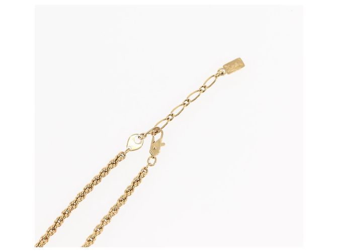 Autre Marque SAINT LAURENT Collar metal 2 Set Gold - vista 11
