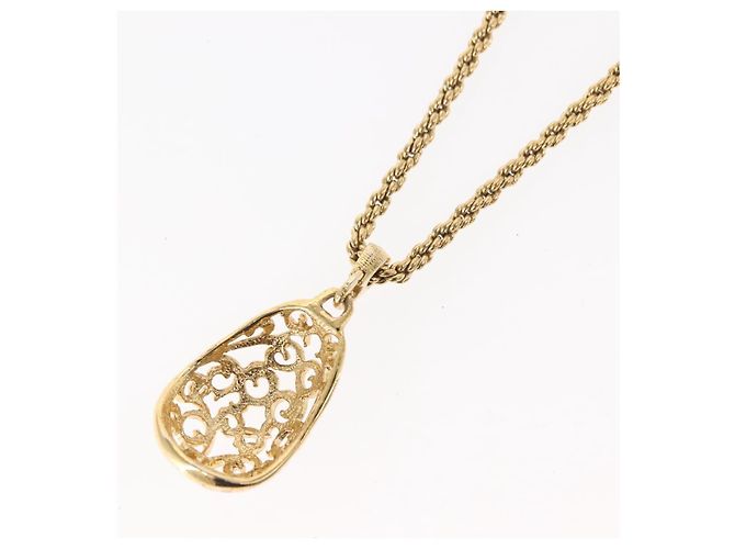 Autre Marque SAINT LAURENT Collar metal 2 Set Gold - vista 8