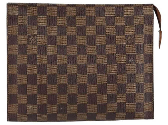 LOUIS VUITTON Damier Ebene Poche Toilette 26 Pouch N47543 LV - vista 2