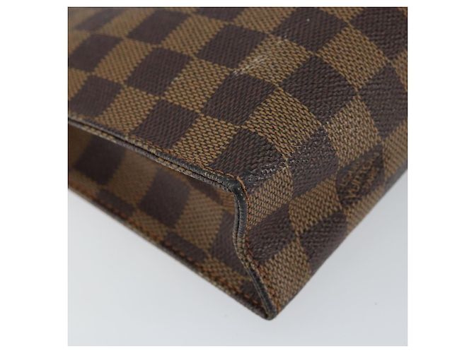 LOUIS VUITTON Damier Ebene Poche Toilette 26 Pouch N47543 LV - vista 9