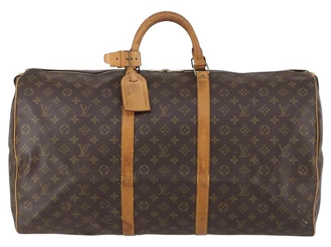 LOUIS VUITTON Monogram Keepall 60 Boston Bag M41422 LV - vista 13