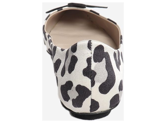 Marc Jacobs Vintage grey leopard-print ballet flats - size EU 37 - view 3