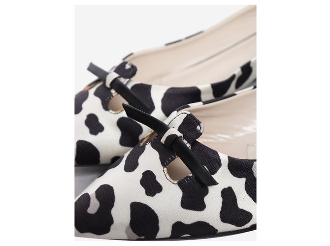 Marc Jacobs Vintage grey leopard-print ballet flats - size EU 37 - view 4