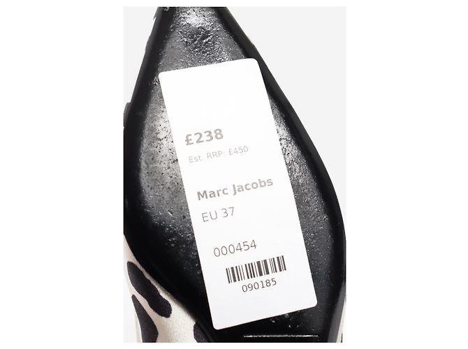 Marc Jacobs Vintage grey leopard-print ballet flats - size EU 37 - view 5