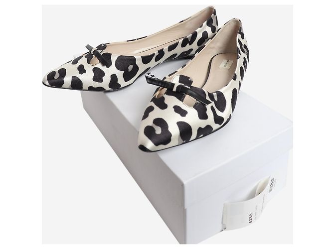 Marc Jacobs Vintage grey leopard-print ballet flats - size EU 37 - view 7