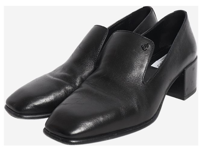 Jimmy Choo Eliot 45 Absatz-Loafer schwarz - size EU 38 - Ansicht 2