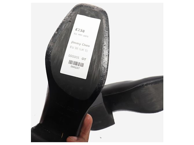 Jimmy Choo Eliot 45 Absatz-Loafer schwarz - size EU 38 - Ansicht 5