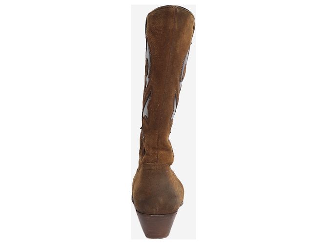 Ba&Sh Stivali Curtis in camoscio marrone - size EU 38 - vista 3