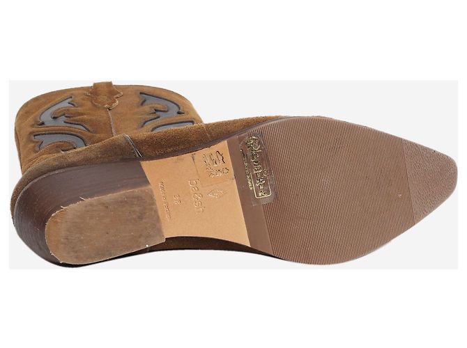 Ba&Sh Stivali Curtis in camoscio marrone - size EU 38 - vista 4