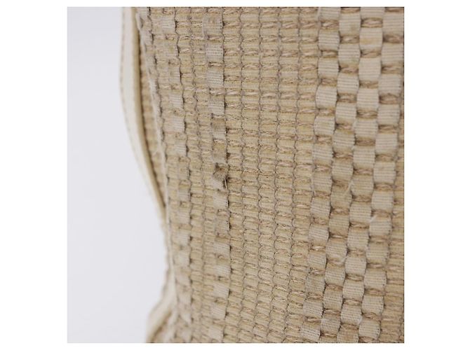 FENDI Tote Bag Canvas Beige Gold - vista 2