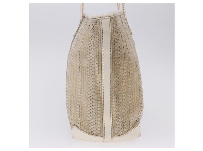 FENDI Tote Bag Canvas Beige Gold - vista 7